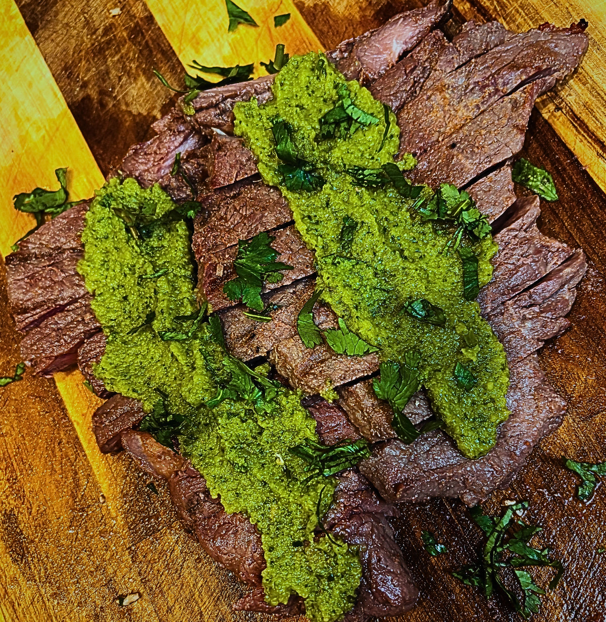 2 lbs Grilled Cilantro Herb Steak